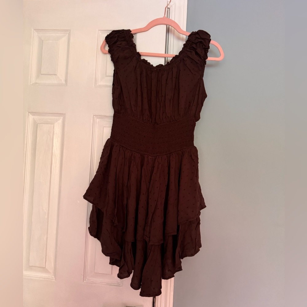 Princess Polly Chocolate Brown The Love Galore Romper - Picture 6 of 12